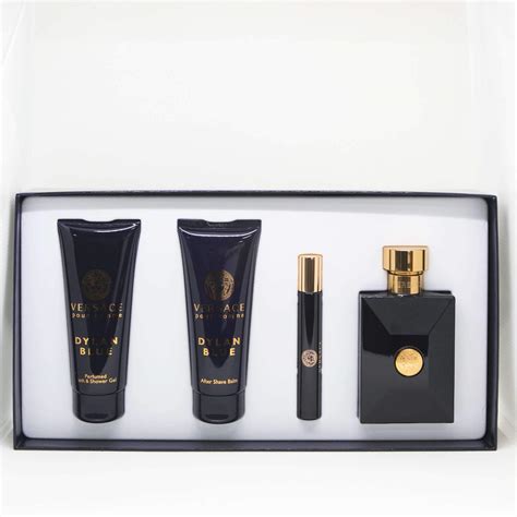 versace men's 4 pc dylan blue gift set|Versace perfume blue price.